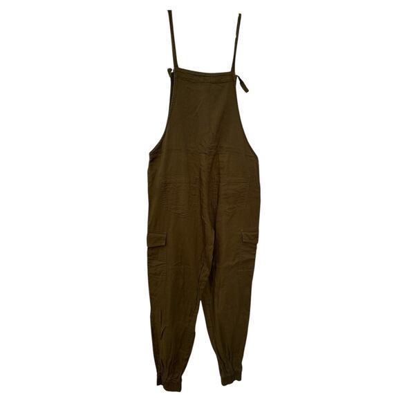 Garage Army Green Cotton Overalls with jogger cuffs size small - Picture 7 of 13